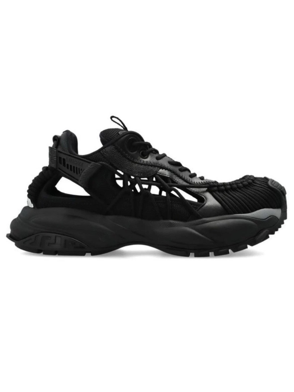 Versace Woman Black Performance Trail Sneakers SZ 40 - Picture 1 of 10